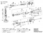 Bosch 0 601 319 013  Angle Grinder 220 V / Eu Spare Parts